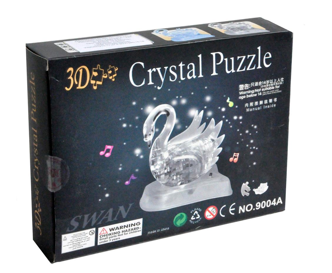 Crystal puzzle. 3д пазл Кристалл лебедь. Пазл 3d 